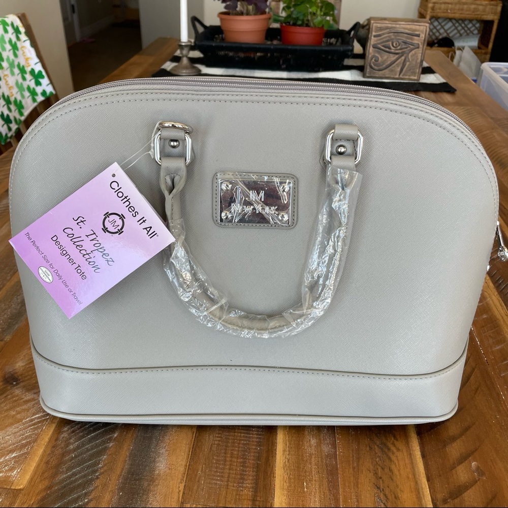 St. Tropez Grey Shoulder Crossbody Bag